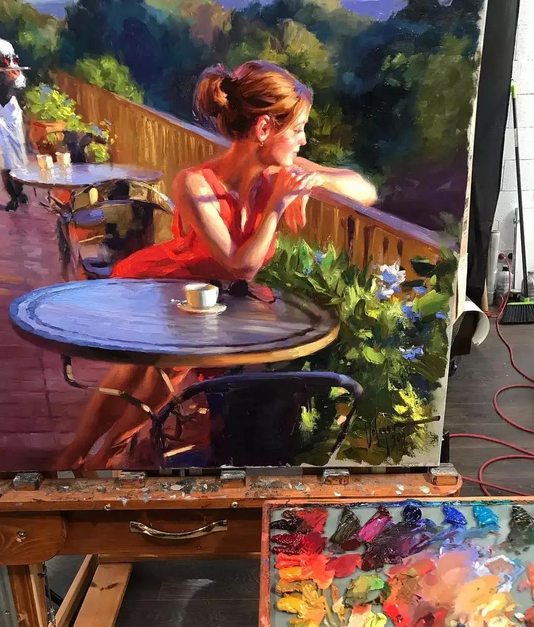 俄罗斯油画艺术人物写真,俄罗斯著名油画笔下的阳光少女