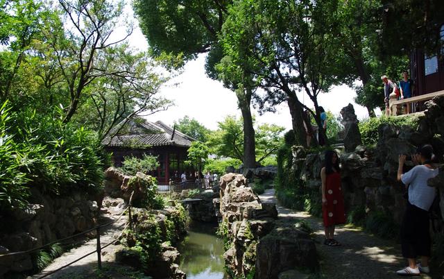 苏州拙政园园林借景,苏州拙政园唯美意境