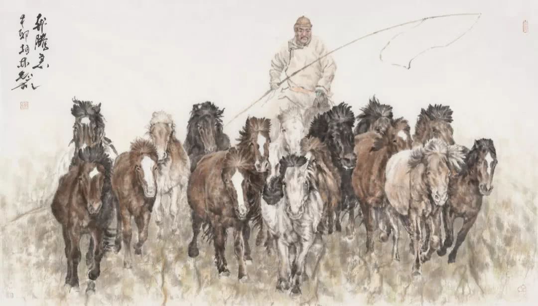 郑柏林人物画欣赏,郑柏林国画作品