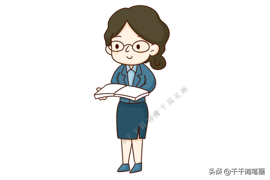 教画q版人物,教画画人物q版