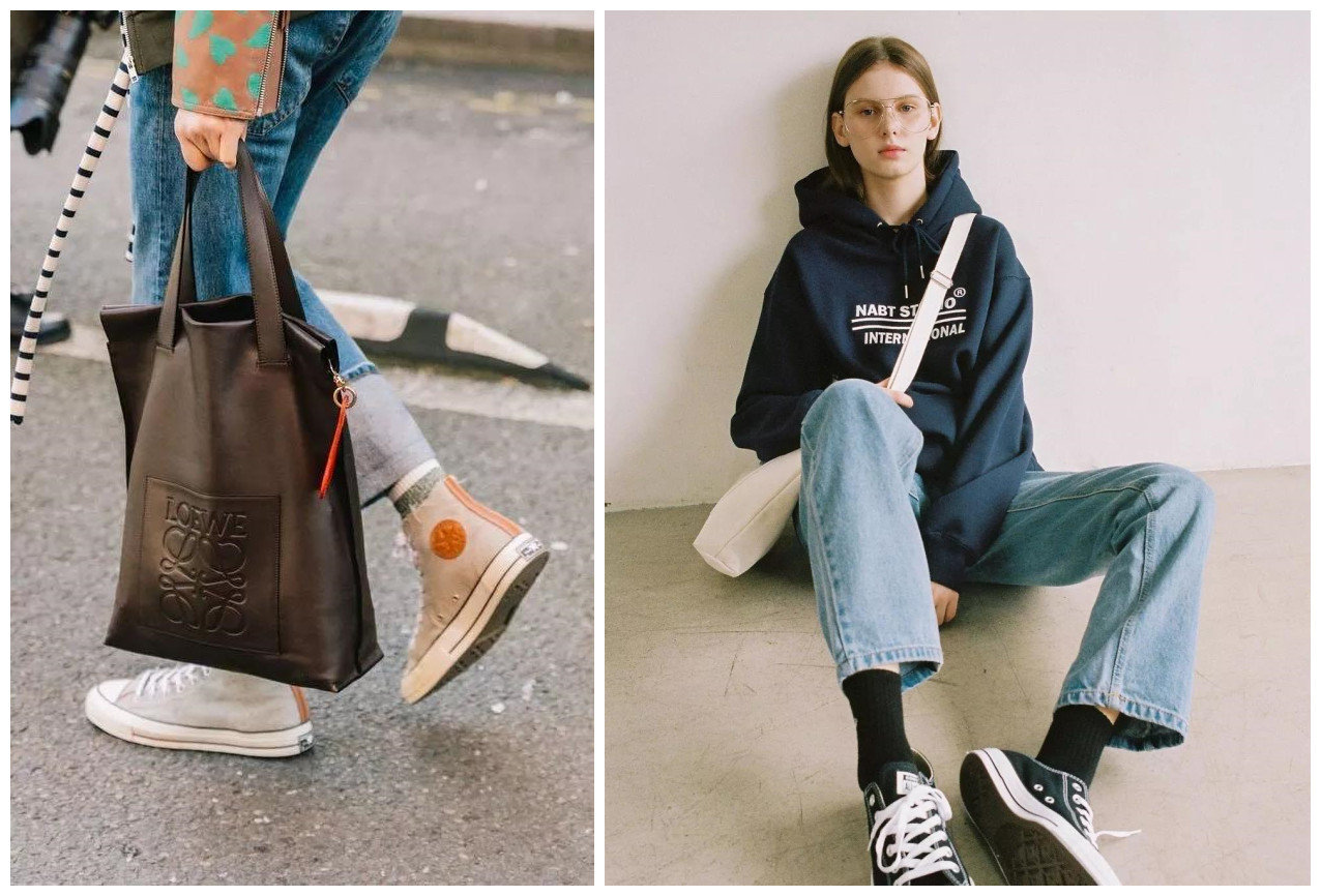 流行袜子外穿不露脚踝,袜子百搭外穿潮流