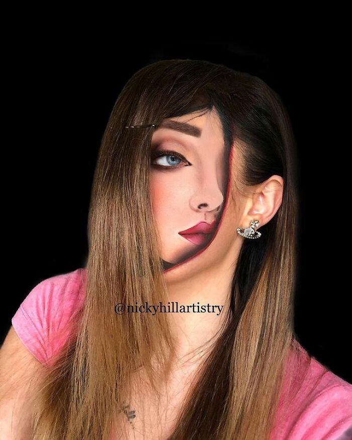 变脸化妆的正确方法,化妆竟然可以改变脸型