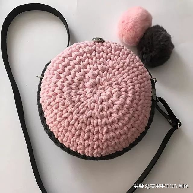 各种圆包包的钩织教程,多种漂亮包包的钩织图解