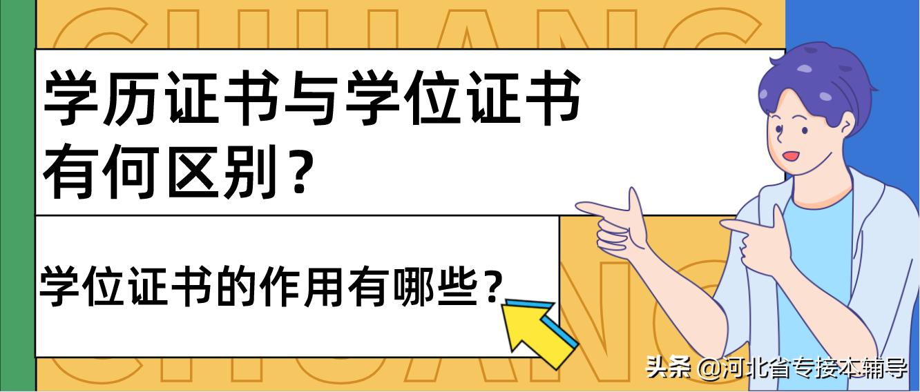 学历证书和学位证书是什么区别,学历证书和学位证书有什么区别