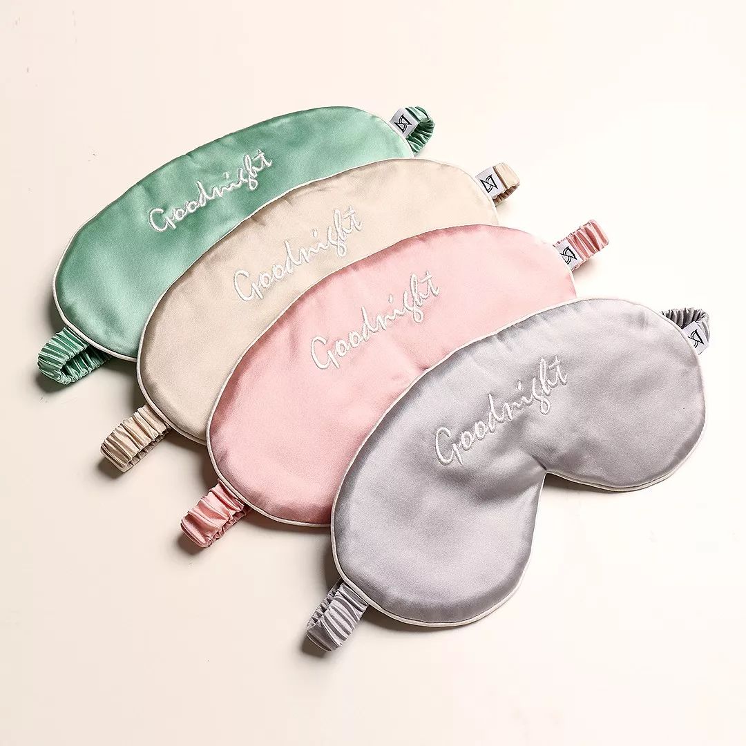 睡眠眼罩推荐真丝,眼罩遮光睡眠舒适真丝眼罩