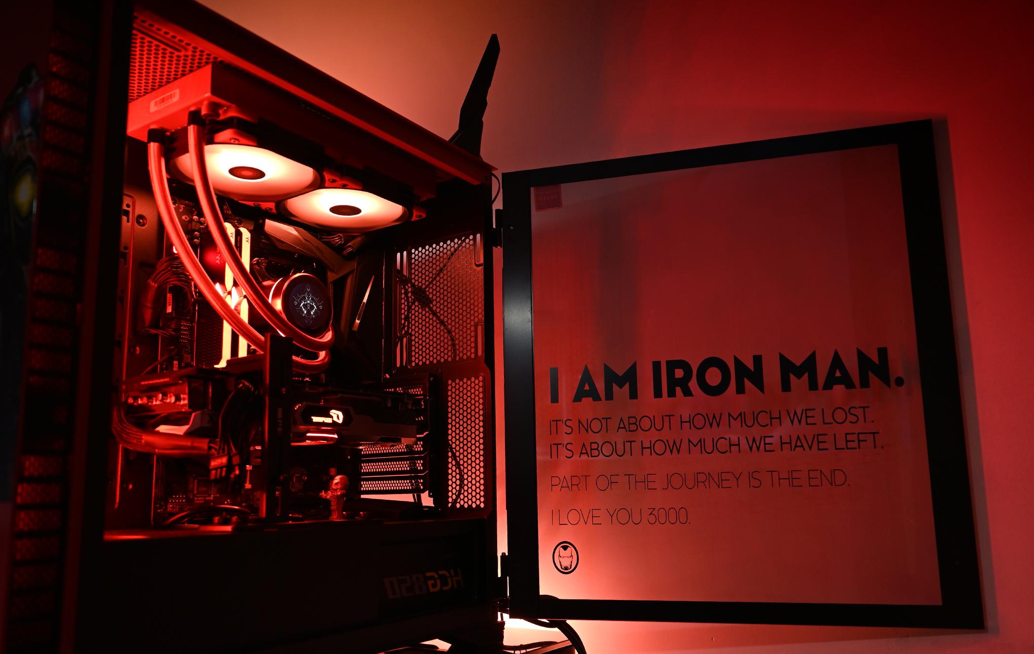一代漫威英雄谢幕的缅怀,钢铁侠主题桌面SHOW