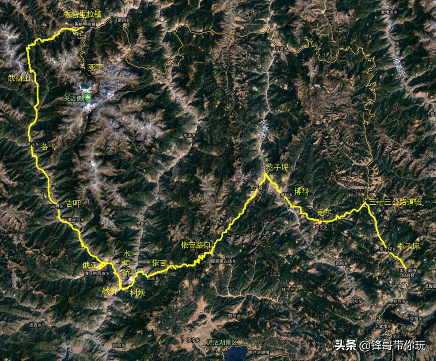 木里至亚丁自驾路线及路况,木里到亚丁自驾游最佳路线