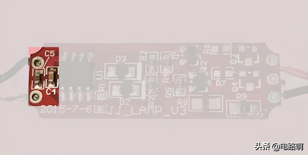 led台灯内部结构图,18650led台灯拆解图解