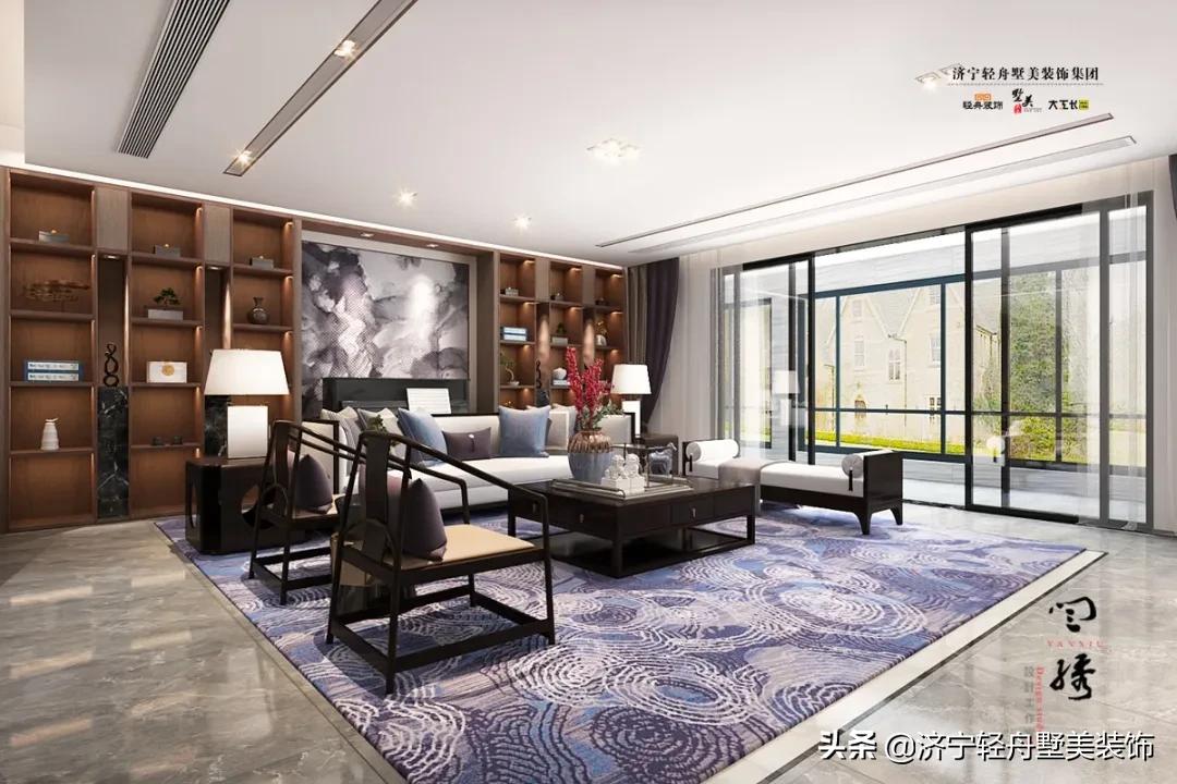 济宁森泰上院装修效果图,森泰上院268平方室内设计