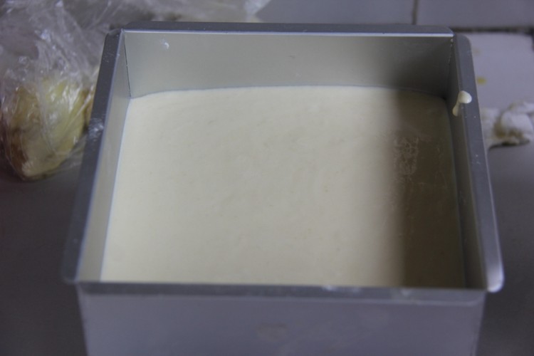 榴莲冻芝士蛋糕,爆浆榴莲芝士蛋糕烤箱做法