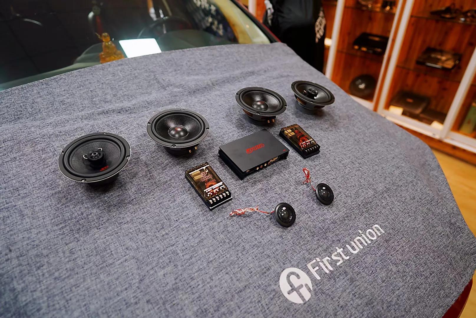 福特福克斯改装埃曼德高汽车音响,6喇叭+DSP超值套餐方案