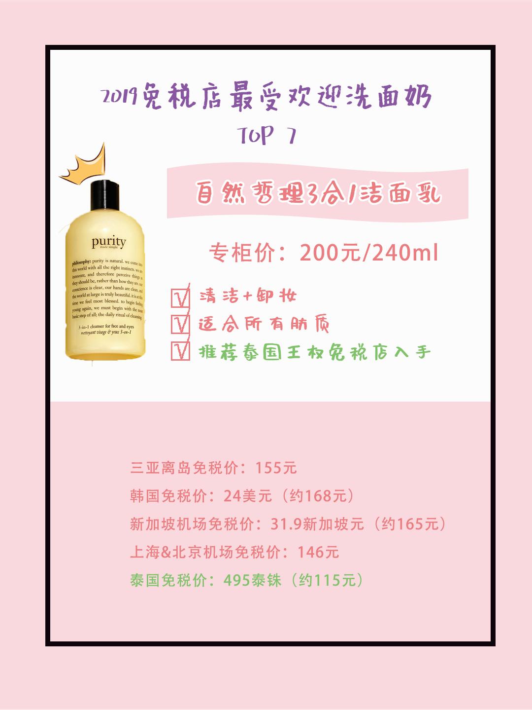 最热门洗面奶测评推荐女,免税店洗面奶最好用排行榜