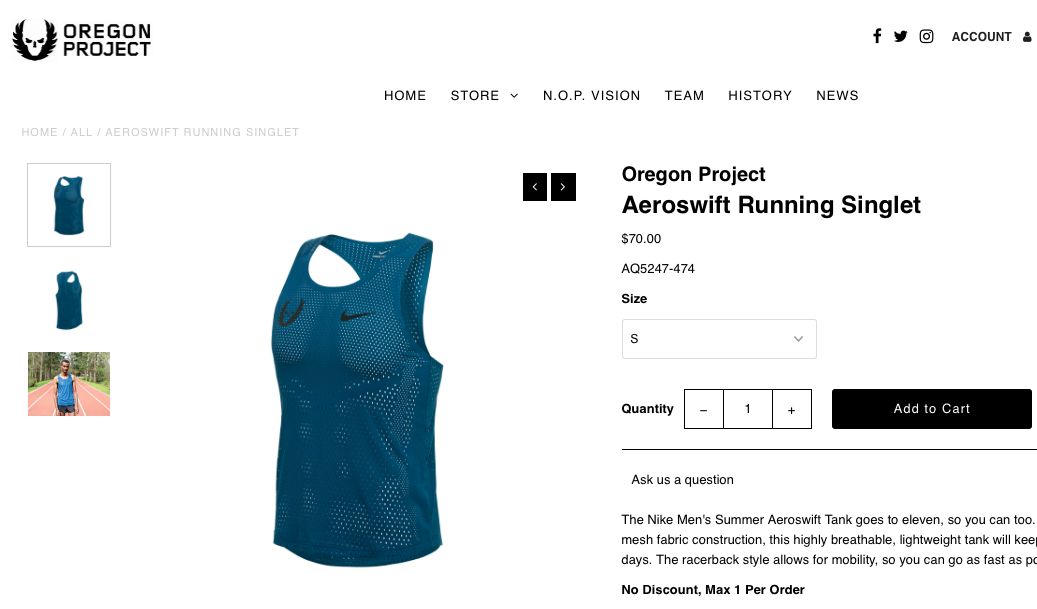 俄勒冈2017年训练背心,穿上会飞的装备