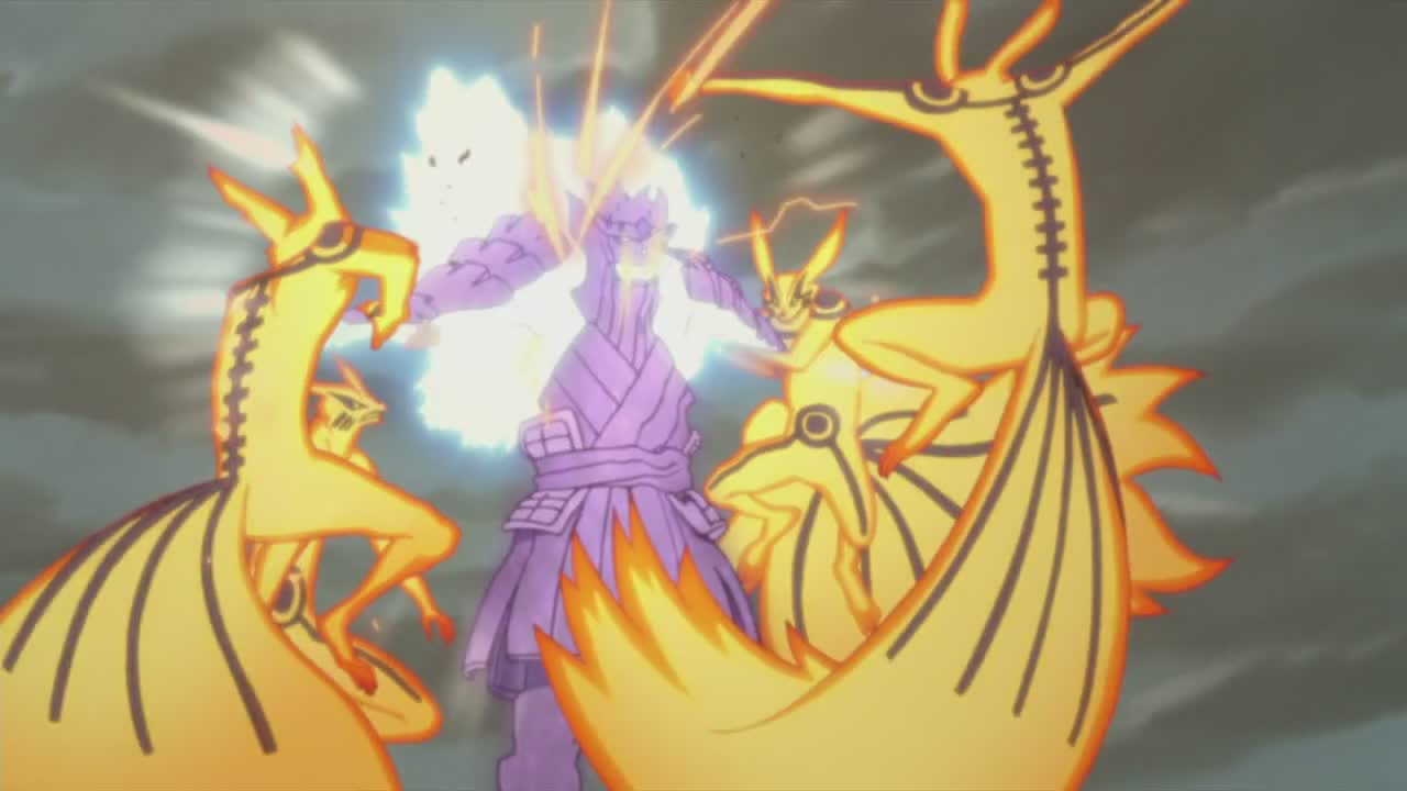 鸣人佐助是如何击败十尾的,佐助牺牲鸣人爆发尾兽之力在哪集