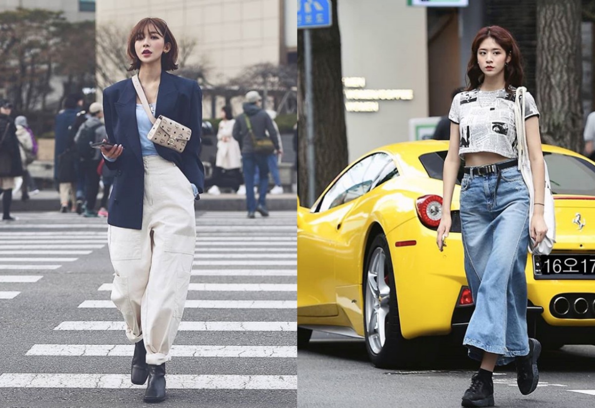 韩国小姐姐居家时尚穿搭,韩国小姐姐的穿搭有多好看