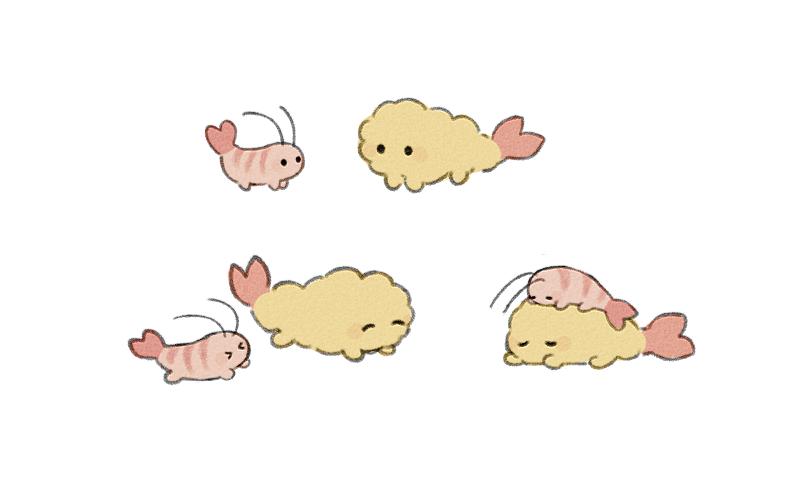 100个水彩美食插画,奈良美食插画