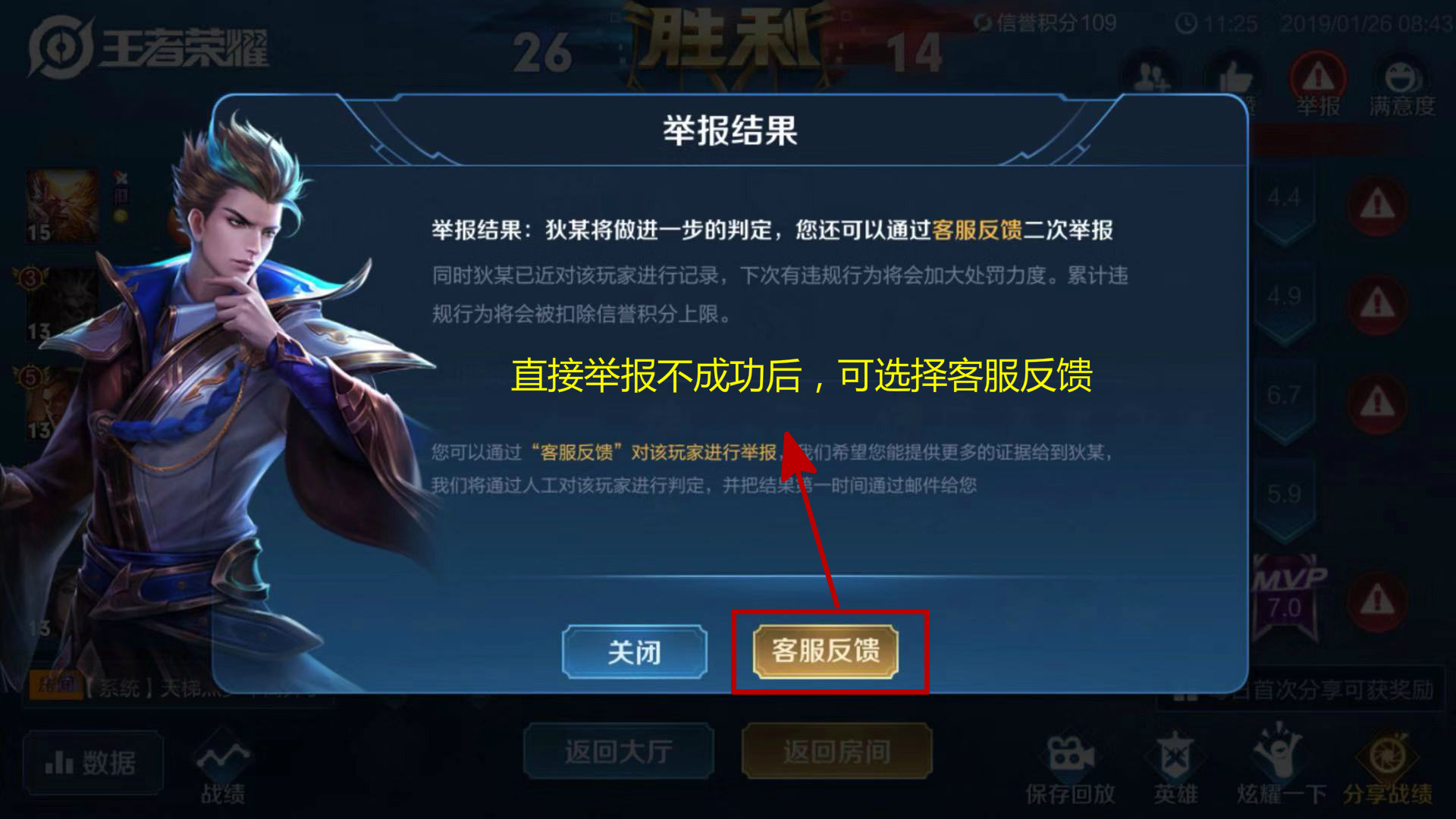王者荣耀去哪里举报成功率高,王者荣耀新版本举报成功方法
