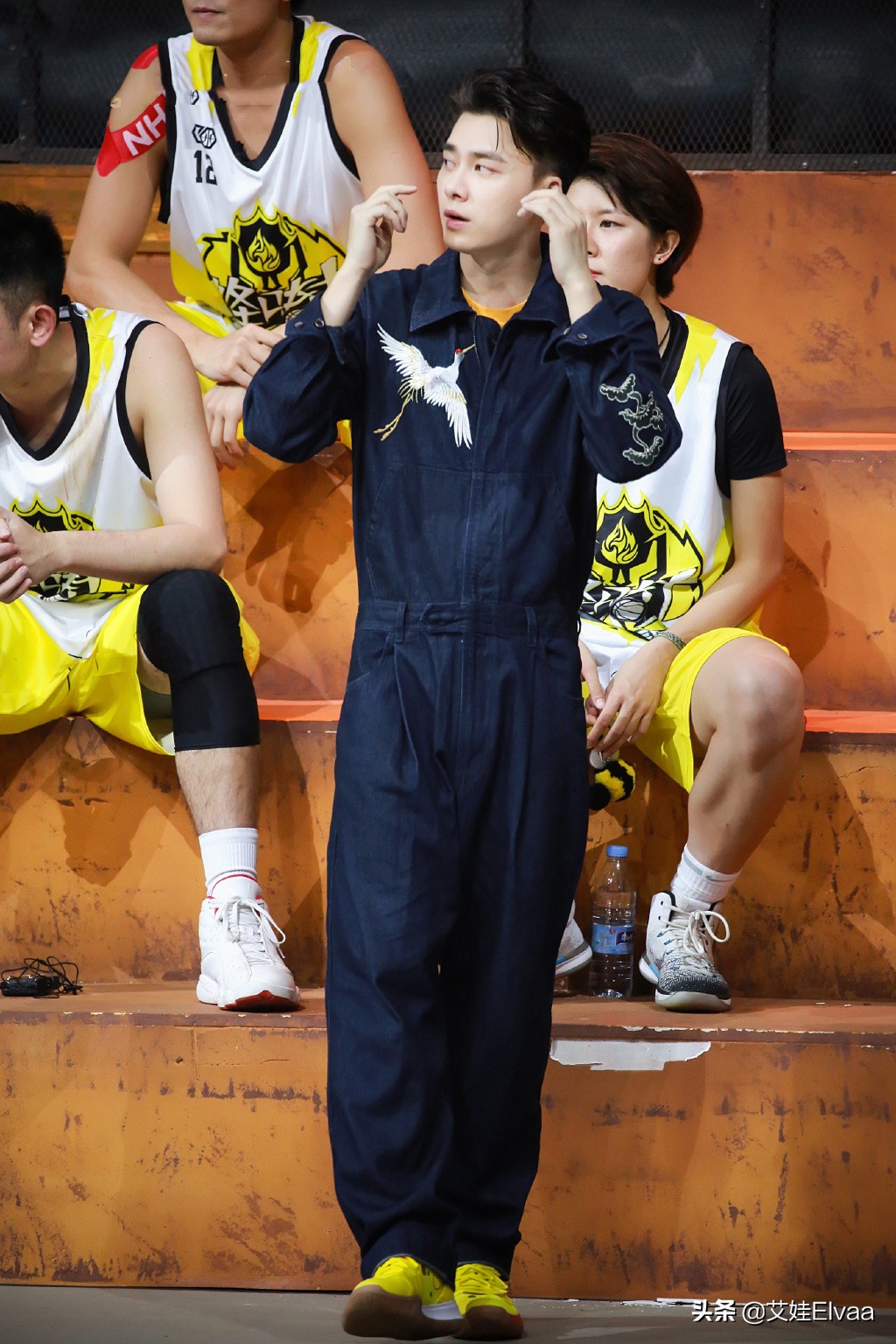 李易峰我要打篮球海报,李易峰穿搭我要打篮球