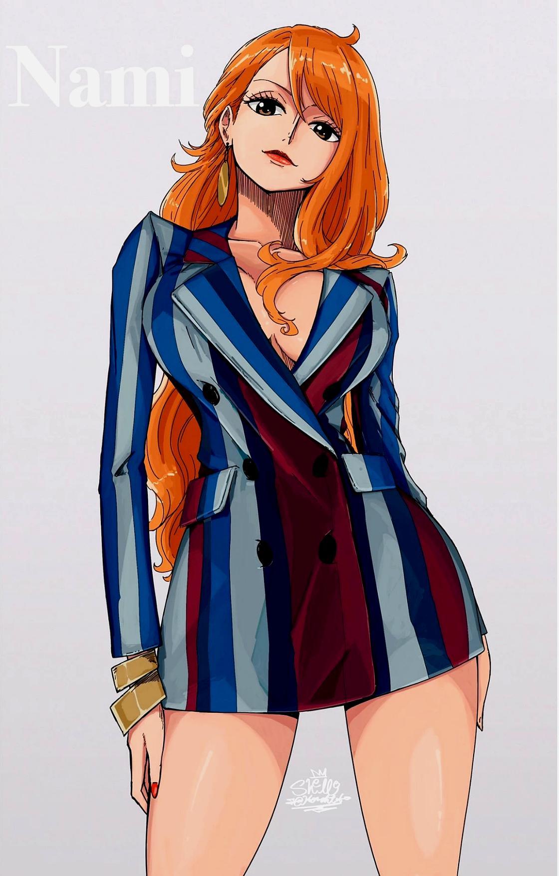 海贼王罗宾变年轻,当海贼王里的人物换上现代装