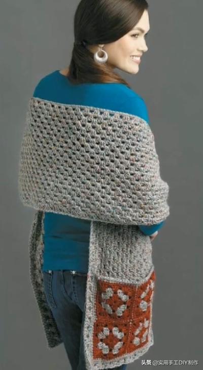 针织围巾新款图片大全,最新款围巾百搭又洋气针织