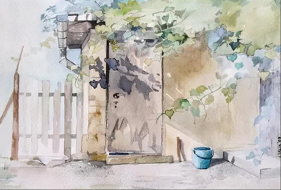 各种水彩风格大全,超喜欢水彩的通透肌理和淋漓酣畅