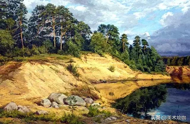 俄罗斯现代油画风景油画作品欣赏,可以让人美哭的风景
