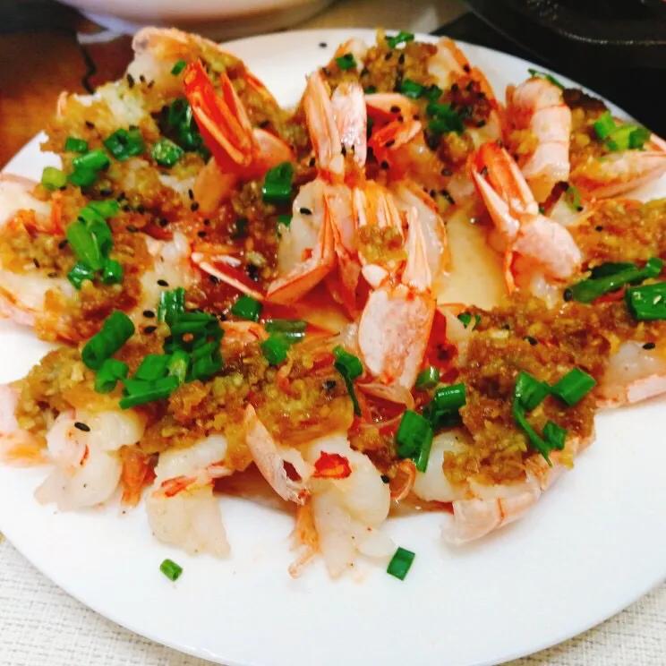 如何做蒜蓉阿根廷大虾,蒜蓉砂锅焗阿根廷红虾