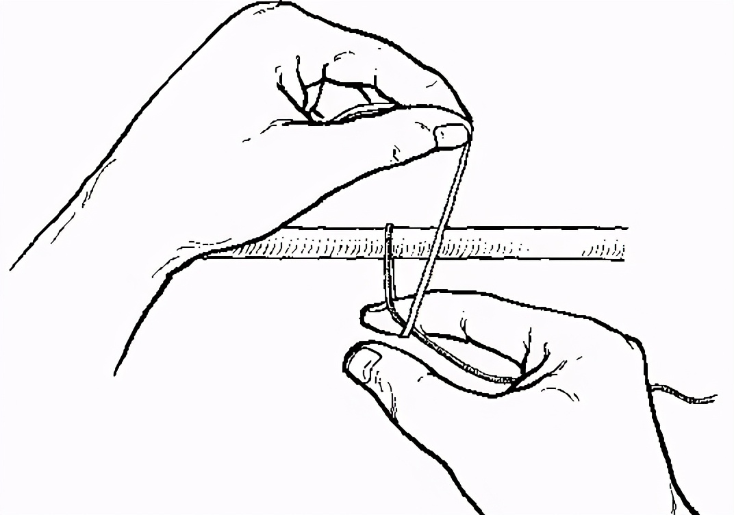 各位看官，右手打结手法还记得吗？