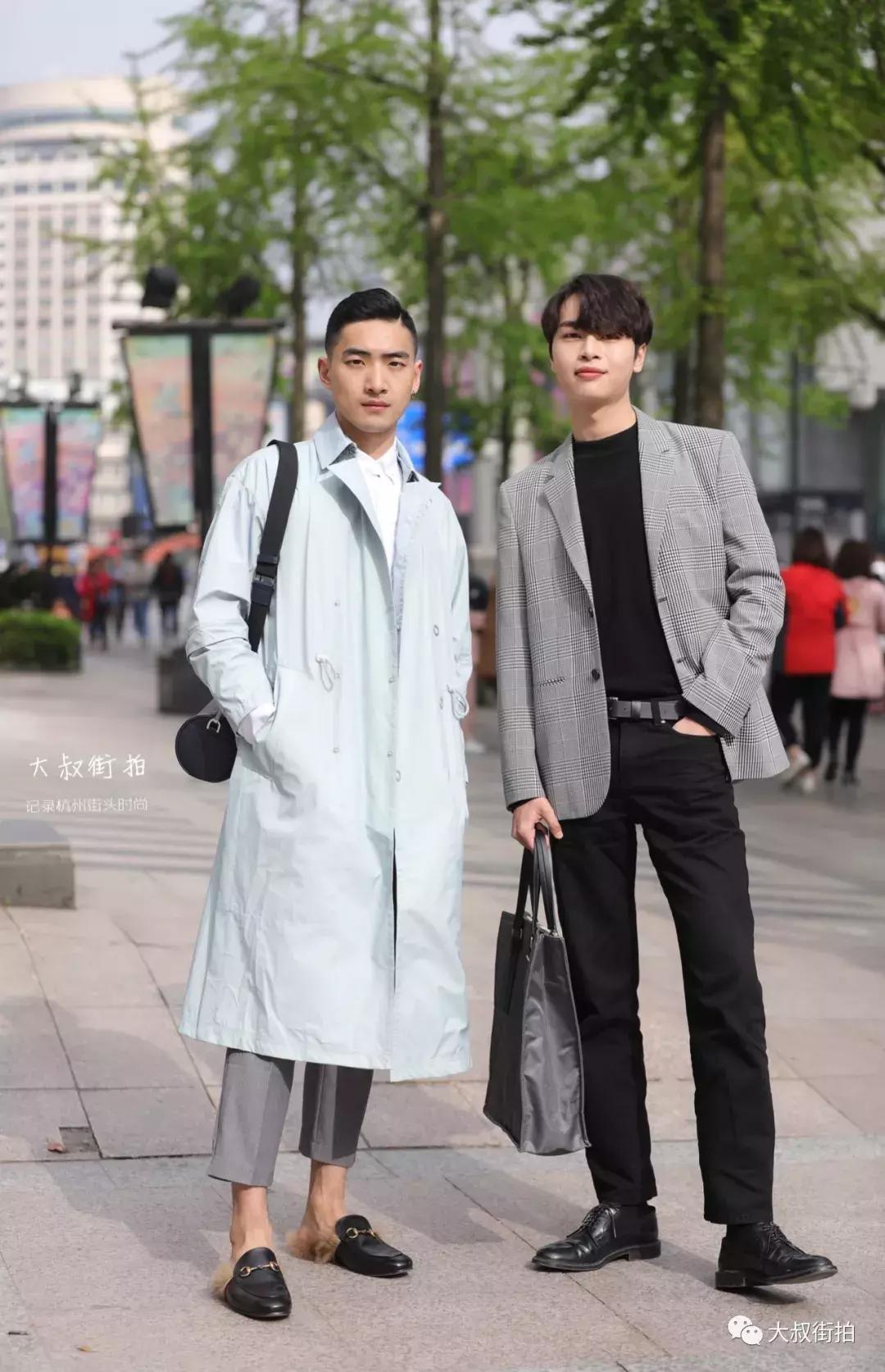 大叔街拍搭配,大叔西装街拍