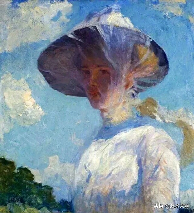 美国印象派画家油画作品欣赏,美国印象派油画