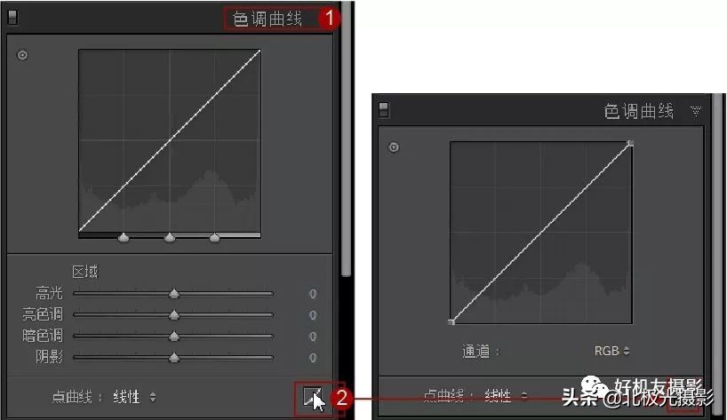 四种曲线调整方法,基本曲线正确使用方法