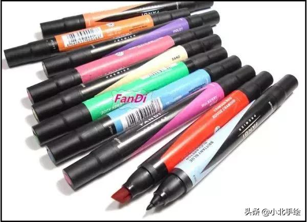 马克笔绘画初学者该用哪种马克笔,马克笔简单调色理论