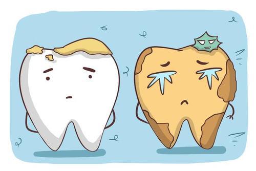 小孩子牙齿蛀牙变黑不是龋齿,宝宝龋齿门牙全黑了