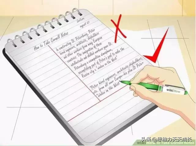 思维导图笔记和康奈尔笔记对比图,康奈尔笔记法公认最高效笔记法