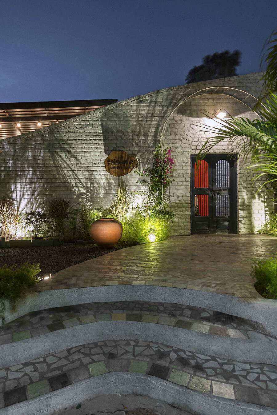 小资情调的花园餐厅,花园餐厅很美