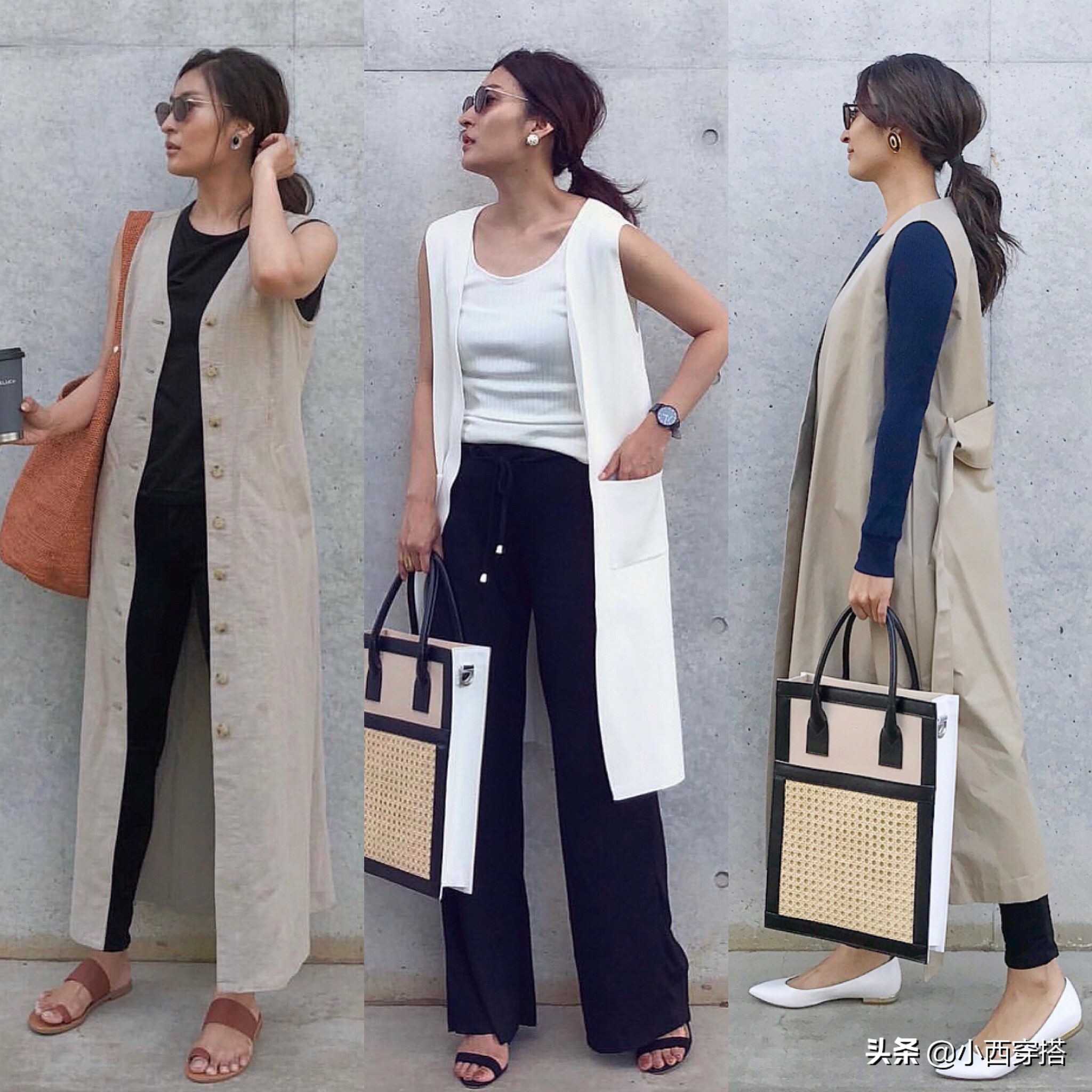 韩国穿搭ins时尚春夏穿搭,春夏季时髦穿搭