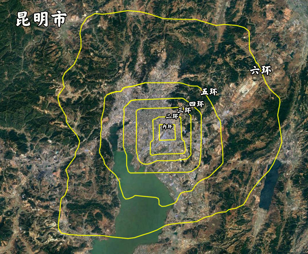 同比例面积城市对比,北京五环图对比各大城市