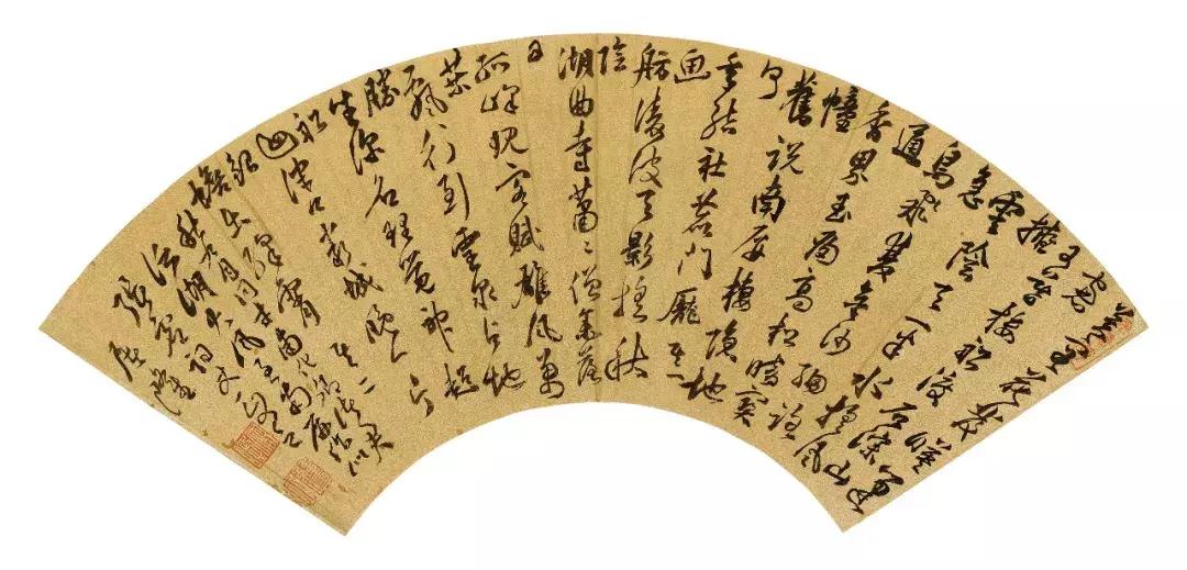 嘉树堂藏明代扇面,嘉树堂藏名人扇面画