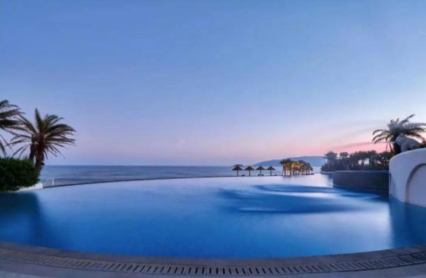 惠州海边酒店无边际泳池,惠州无边泳池民宿