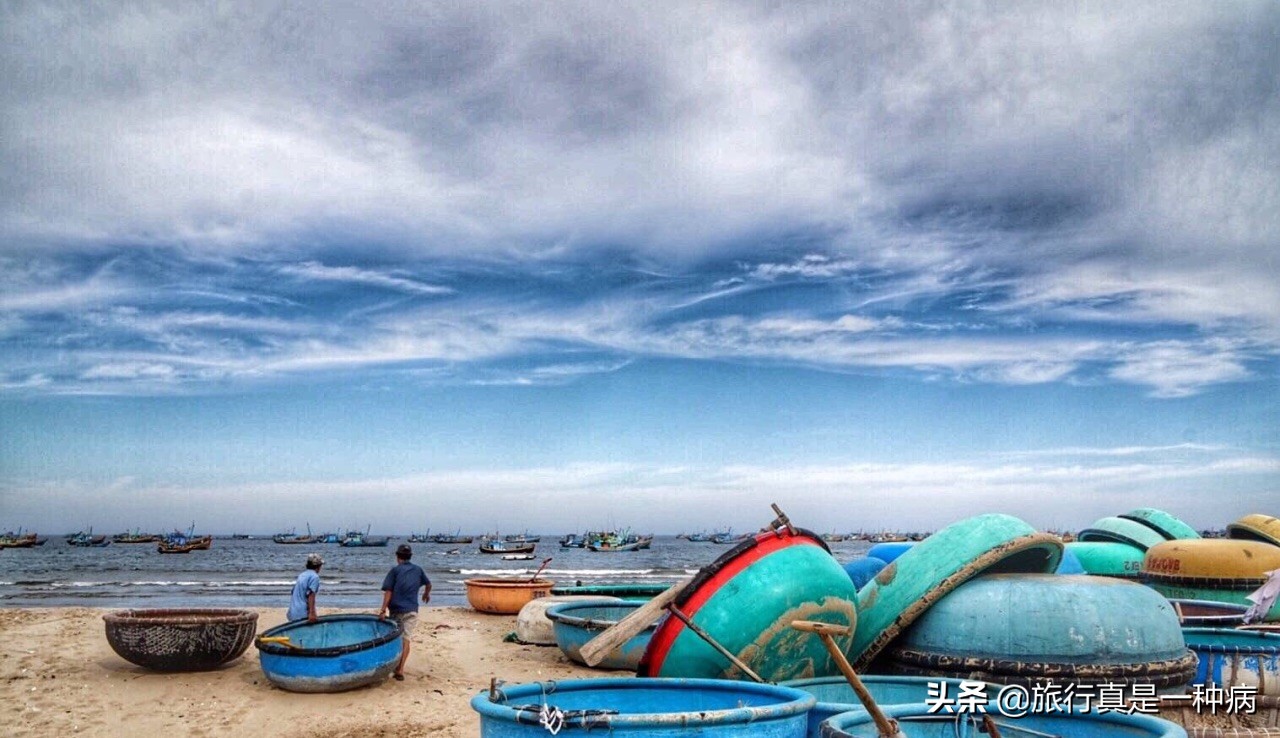 越南美奈和芽庄之间的渔村,越南美奈旅行记