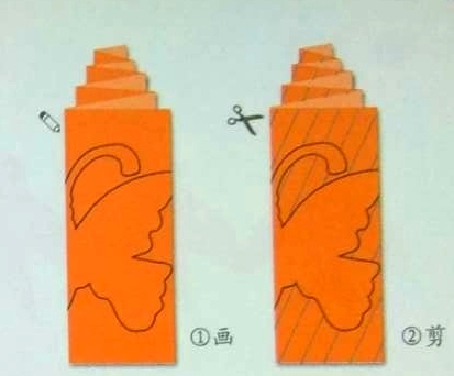 1-3岁儿童剪纸简单蝴蝶,剪纸花和燕子的剪法