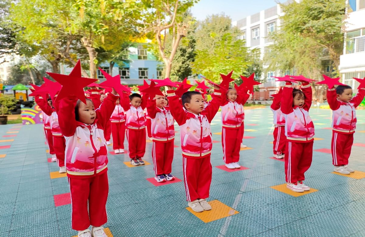 我心向党幼儿园舞蹈,童心向党幼儿园器械操