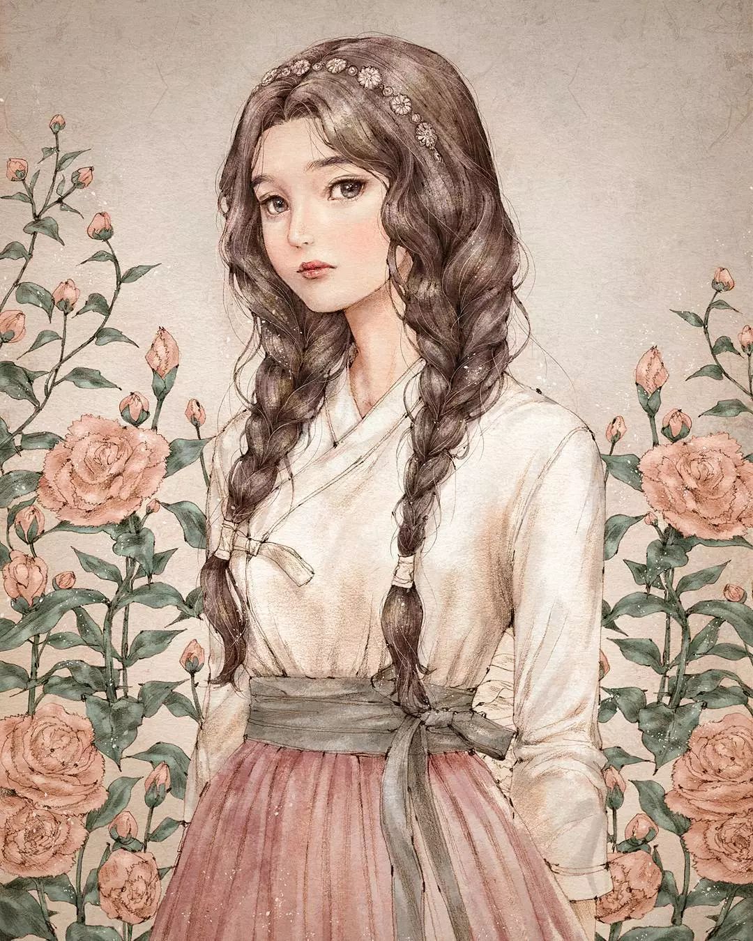 画风堪比宫崎骏,写实韩系画风画师