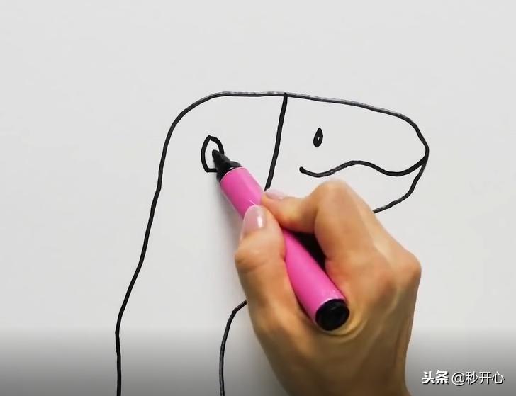 特别可爱小鹅怎么画,可爱呆萌的大白鹅怎么画