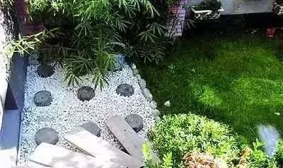 庭院花园石材地板铺设效果,私家庭院最流行的4大铺装方式