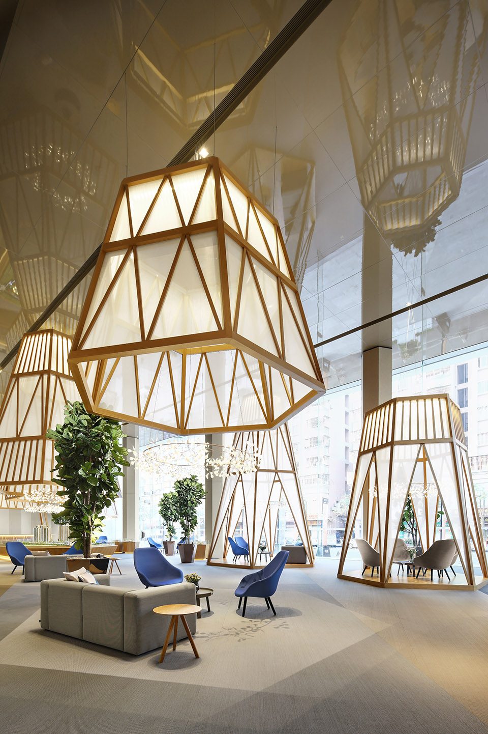 西式平面几何构造重塑当代梦境凉亭——长安鼎峰悦境营销中心