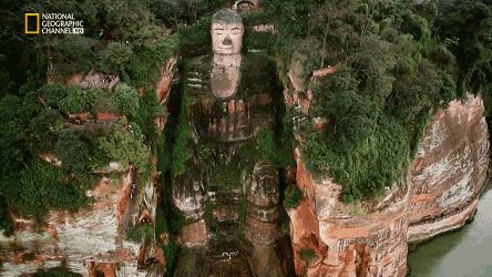 大年初一云游乐山大佛,观光乐山大佛