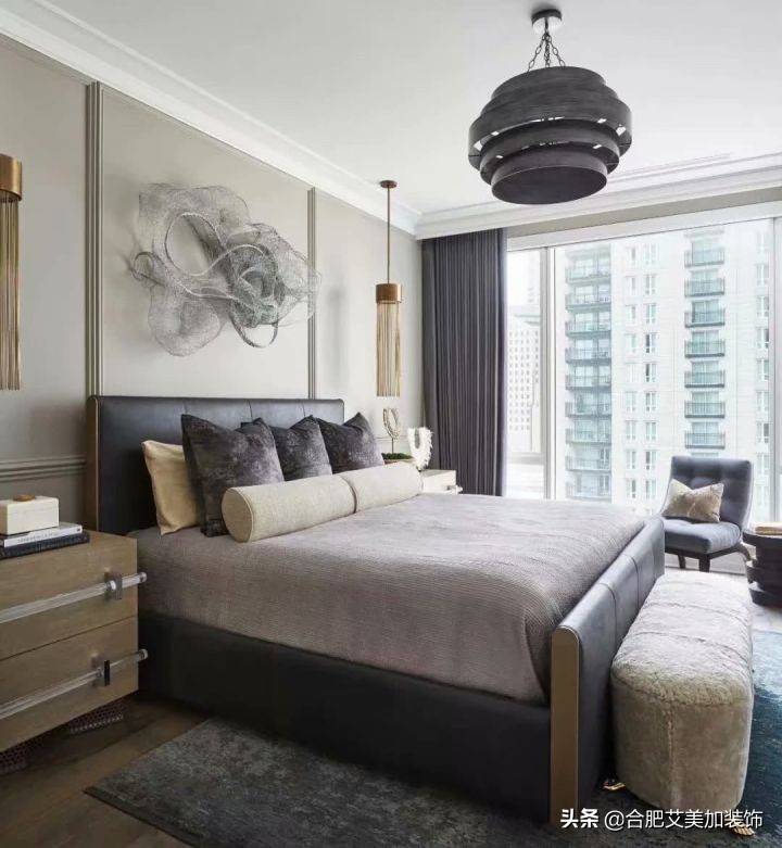 合肥景尚名郡125平米现代简约风，简洁精致的效果，让人百看不厌