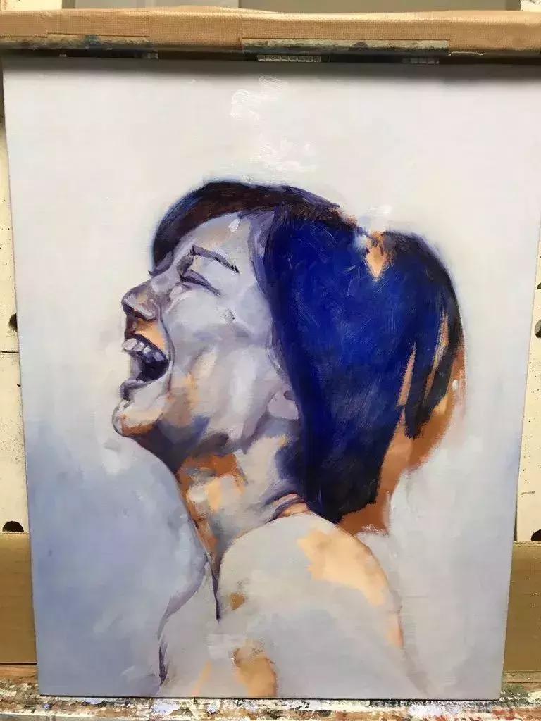 冷军超写实绘画是怎么画出来的,中国媲美冷军的超写实人物画家