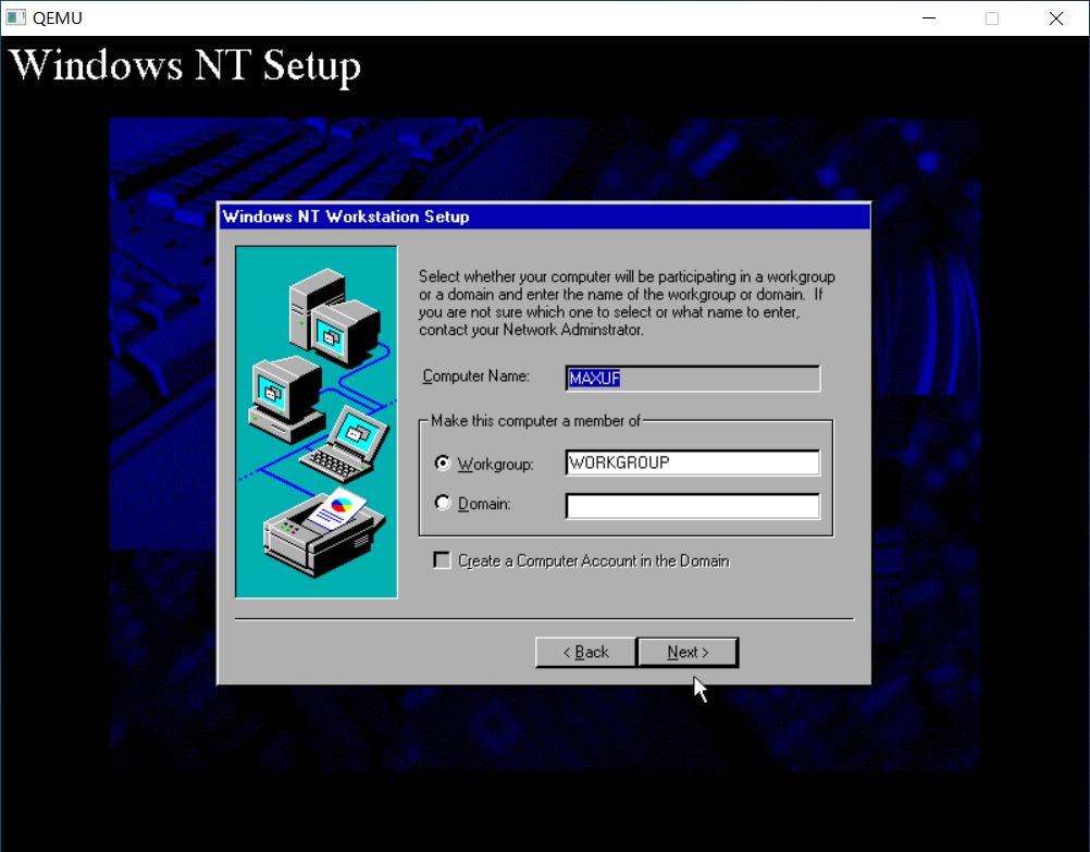 QEMU安装WINDOWSNT4.0MIPS版本